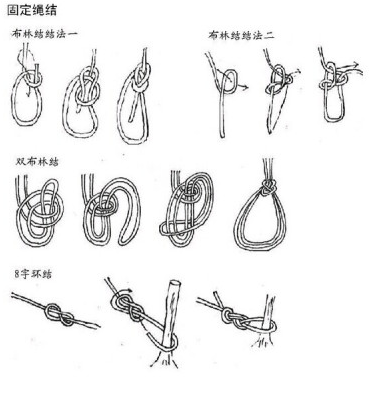 ハンモックは木の結び目を結びます