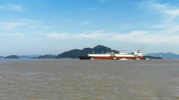寧波は、500隻目のLNG船の到着により、509億平方メートルの天然ガスを受け取りました