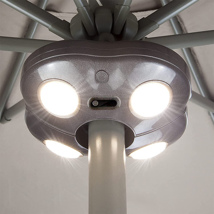 パティオ LED アンブレラ ポール ライト