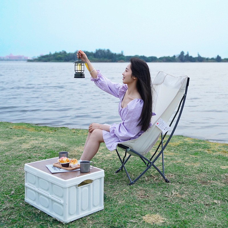 ポータブルキャンプバックパッキング折りたたみ椅子